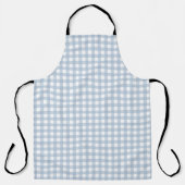 Minimalistisch Blue Gingham Kariert Pattern Schürze (Vorderseite)