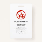 Minimalistisch Blue Grunge Foto Vorlage Gesundheit Ausweis (Rückseite)