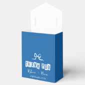 Minimalistisch Blue & White Vielen Dank für Ihre H Geschenkschachtel (Geöffnet)