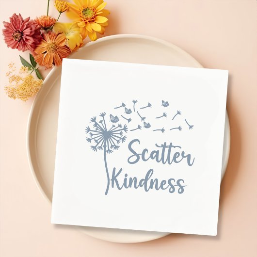 Minimalistisch blühende Lüster Scatter Kindness Serviette