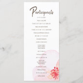 Minimalistisch + Blumenzwiebeln in Wasserfarben Programm (Rückseite)