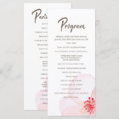 Minimalistisch + Blumenzwiebeln in Wasserfarben Programm (Vorne/Hinten)