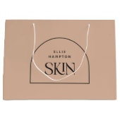 Minimalistisch Blush Arch Beauty Business Große Geschenktüte (Vorderseite)