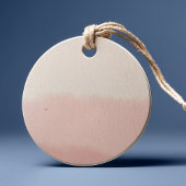 Minimalistisch Blush & Bloom Bold Script Hochzeit Geschenkanhänger