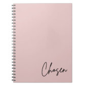 Minimalistisch Blush Christlich Faith-Notebook aus Notizblock (Vorderseite)