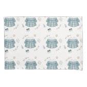 Minimalistisch Boho Baby Clothes Muster Kissenbezug (Vorderseite)