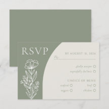 Minimalistisch Boho Botanic Sage Green UAWG