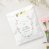 Minimalistisch Boho Butterfly Wildblume Babydusche Geschenktütchen (Versiegelt)