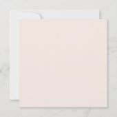 Minimalistisch Boho Cactus Desert Baby Shower Dankeskarte (Rückseite)