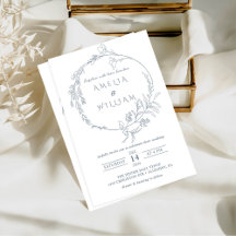 Minimalistisch Boho Floral Wreath Wedding