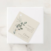 Minimalistisch Boho Gold Greenery Brautparty Geschenkanhänger (Beispiel)