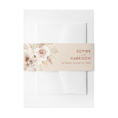 Minimalistisch Boho Pampas Grass Einladungsbanderole (Vorderseite Beispiel)