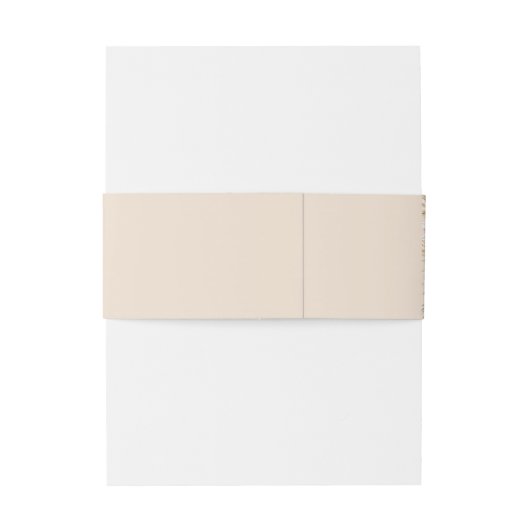 Minimalistisch Boho Pampas Grass Einladungsbanderole (Rückseitenbeispiel)