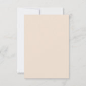 Minimalistisch Boho Pampas Grass RSVP-Karte RSVP Karte (Rückseite)