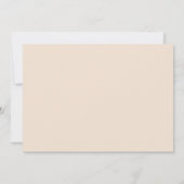 Minimalistisch Boho Pampas Grass Save the Date Einladung (Rückseite)