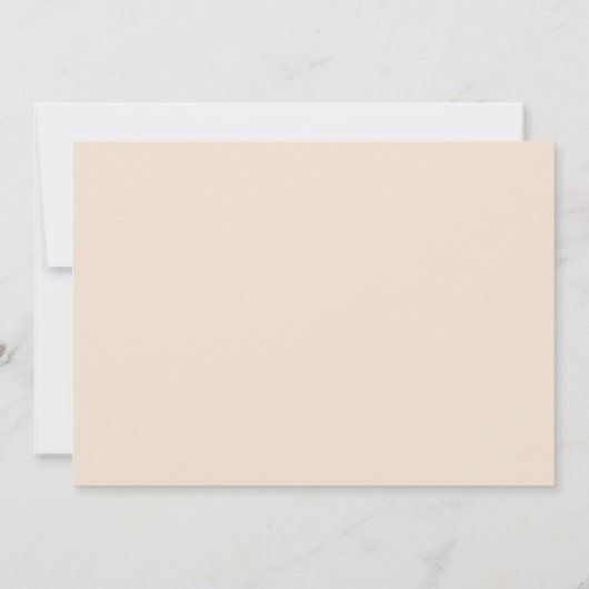 Minimalistisch Boho Pampas Grass Save the Date Einladung (Rückseite)