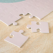 Minimalistisch Boho Pastel Floral Abstrakt Art Puzzle (Seite)