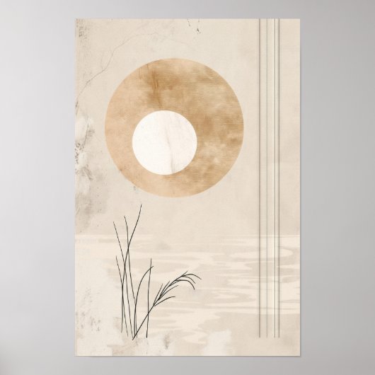 Minimalistisch Boho Poster (Vorne)
