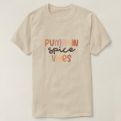 Minimalistisch Boho Pumpkin Spice Vibes T - Shirt (Design vorne)