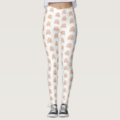 Minimalistisch-Boho-Regenbogenneutral Leggings (Vorderseite)