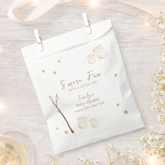 Minimalistisch Boho S'more Fun Stars Kinderdusche Geschenktütchen (Ausgeschnitten)