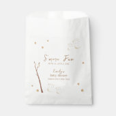 Minimalistisch Boho S'more Fun Stars Kinderdusche Geschenktütchen (Vorderseite)