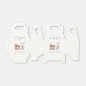 Minimalistisch Boho Stroller Rabbit Boy Babydusche Geschenkschachtel (Ungefaltet)