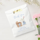 Minimalistisch Boho Stroller Rabbit Boy Babydusche Geschenktütchen (Versiegelt)