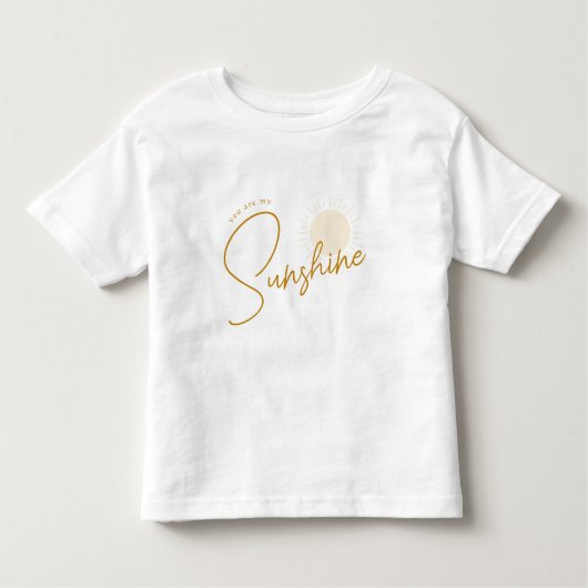Minimalistisch Boho Sunshine Baby T - Shirt (Vorderseite)