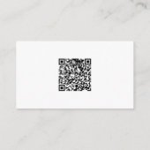 Minimalistisch Boho Sunshine QR Code Baby Registry Begleitkarte (Rückseite)