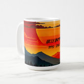 Minimalistisch BOHO Traveller Kaffeetasse (Vorderseite Links)
