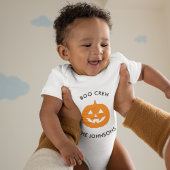 Minimalistisch Boo Crew Pumpkin - Personalisiert Baby Strampler