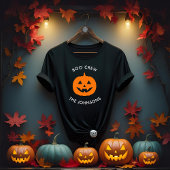 Minimalistisch Boo Crew Pumpkin - Personalisiert T-Shirt