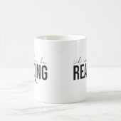 Minimalistisch Book Lovers Text, ich möchte lieber Kaffeetasse (Mittel)