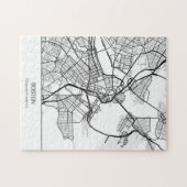 Minimalistisch Boston Massachusetts Puzzle (Horizontal)