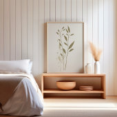 Minimalistisch Botanischer Boho Poster