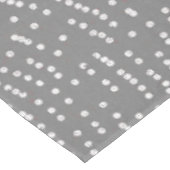 Minimalistisch-braune graue Kreise Tischdecke (Schrägansicht)