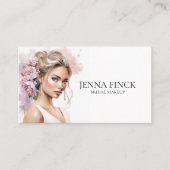 Minimalistisch Bridal Makeup Artist MUA Visitenkarte (Vorderseite)