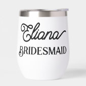 Minimalistisch Bridesmaid Edelstahlweintummeln (Links)
