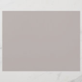 Minimalistisch Brown Abend Boho Wedding Shoe Game (Rückseite)