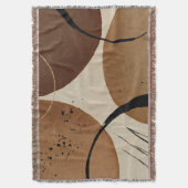 Minimalistisch Brown Abstrakt Decke (Vorderseite Vertikal)