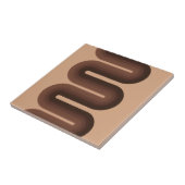 Minimalistisch Brown Geo Fliese (Seite)