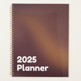 Minimalistisch Brown Gradient 2025 Planer