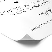 Minimalistisch Burger Bar bauen Sie Ihr eigenes Ho Poster (Ecke)