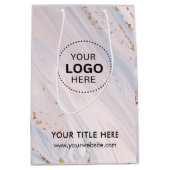 Minimalistisch Business Modernes Geschenktasche Mittlere Geschenktüte (Vorderseite)