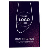 Minimalistisch Business Modernes Geschenktasche Mittlere Geschenktüte (Vorderseite)