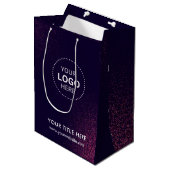 Minimalistisch Business Modernes Geschenktasche Mittlere Geschenktüte (Vorderseite Schrägansicht)