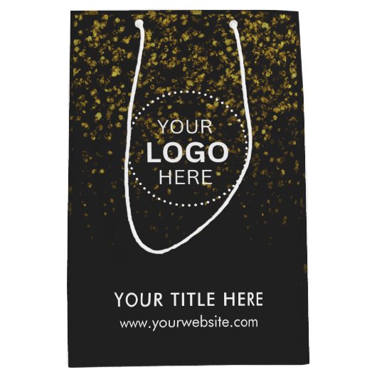 Minimalistisch Business Modernes Geschenktasche Mittlere Geschenktüte (Vorderseite)