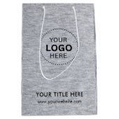 Minimalistisch Business Modernes Geschenktasche Mittlere Geschenktüte (Vorderseite)