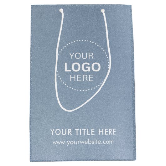 Minimalistisch Business Modernes Geschenktasche Mittlere Geschenktüte (Vorderseite)